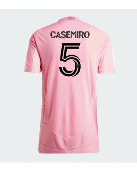 Inter Miami Casemiro #5 Maglia Gara Casa Repliche 2026-27 Donna Maniche Corte